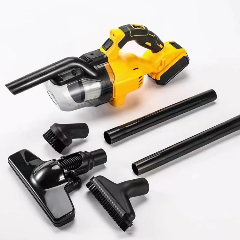 THO M-9040 akkumulátoros kézi porszívó HEPA szűrővel 20V - sárga