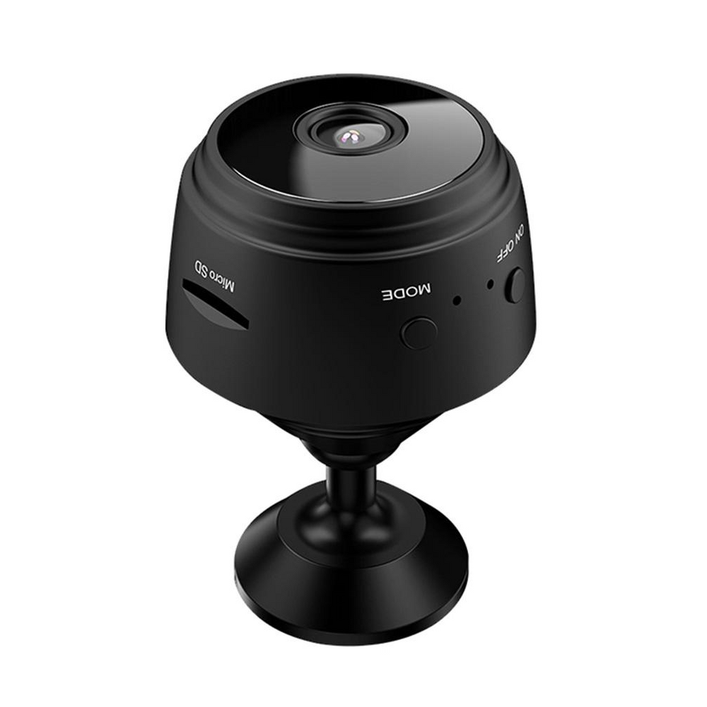 A9 vezeték nélküli mini kémkamera WiFi IP kamerával - fekete