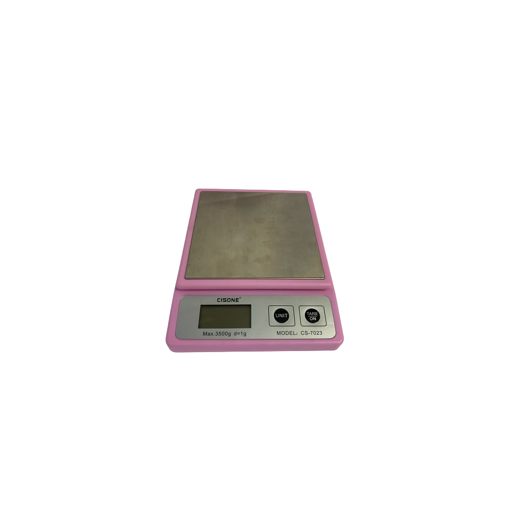 Cisone konyhai mérleg 3,5 kg - Rózsaszín színben - CS7023