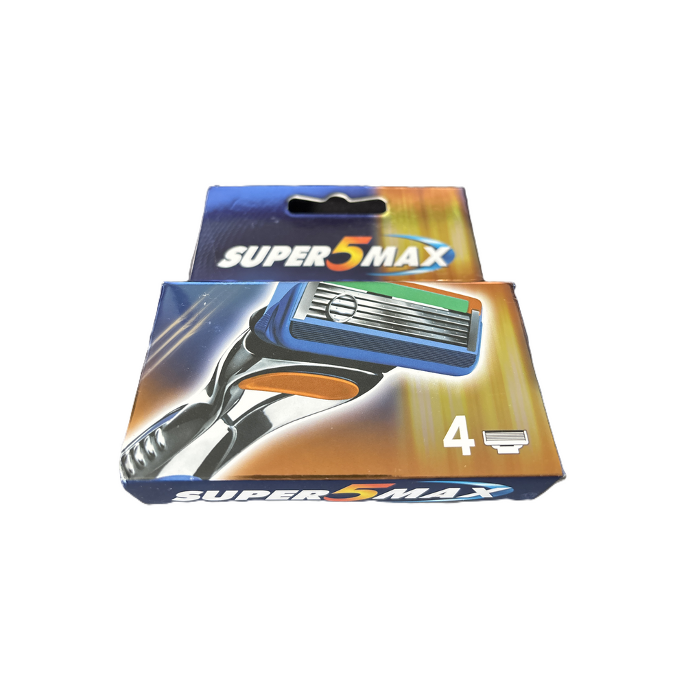 SUPER 5 pengés borotva betét, 4 db