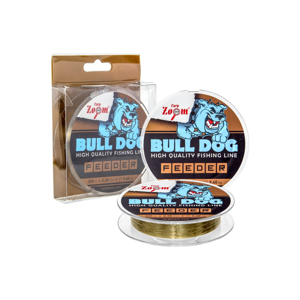 Carp Zoom Bull-Dog Feeder horgászzsinór választható méretben - barna