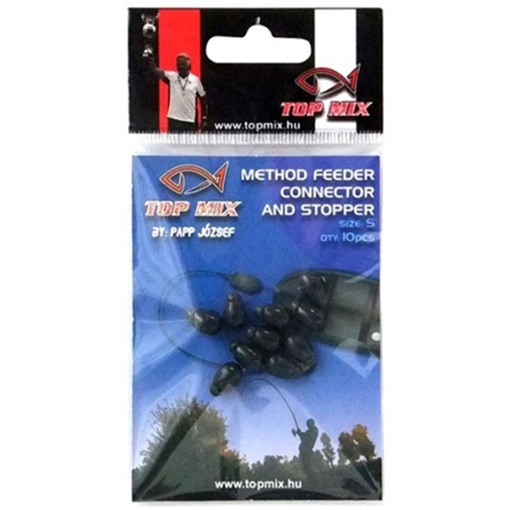 TOP MIX Method Feeder gyorskapocs - army green (S)