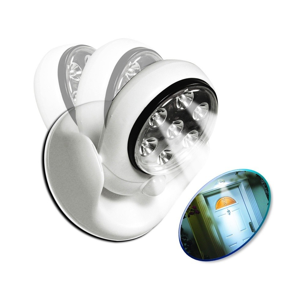 360 fokban forgatható mozgásérzékelős LED lámpa Light Angel