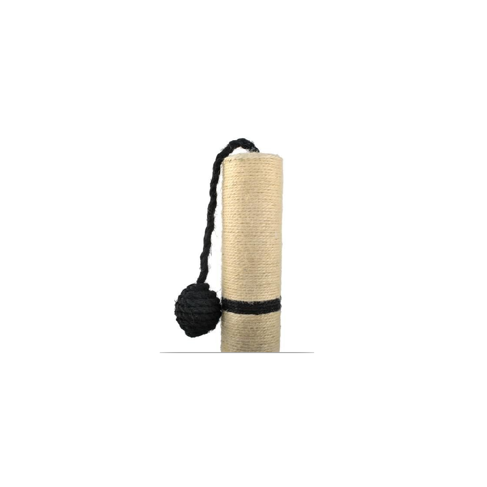 Malatec macska kaparófa 45 cm játéklabdával - bézs