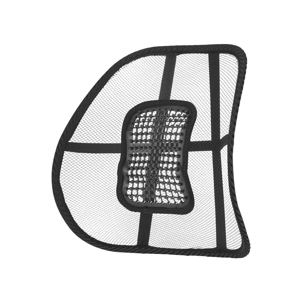 Ergonomikus háttámla derékmasszírozó betéttel - fekete